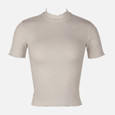 Women Rib Basic Tshirt