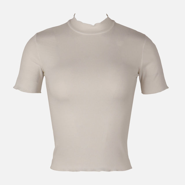 Women Rib Basic Tshirt