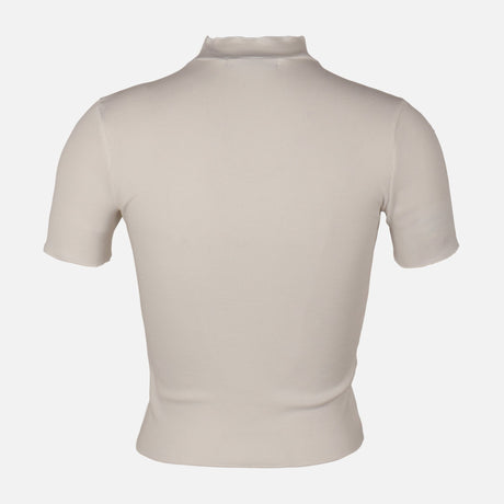 Women Rib Basic Tshirt