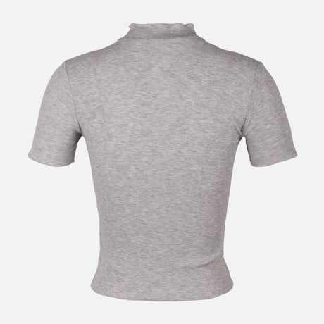Women Rib Basic Tshirt