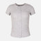 Women Rib Basic Placket T-Shirt