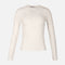 Women Rib Jacquard Long Sleeve T-Shirt