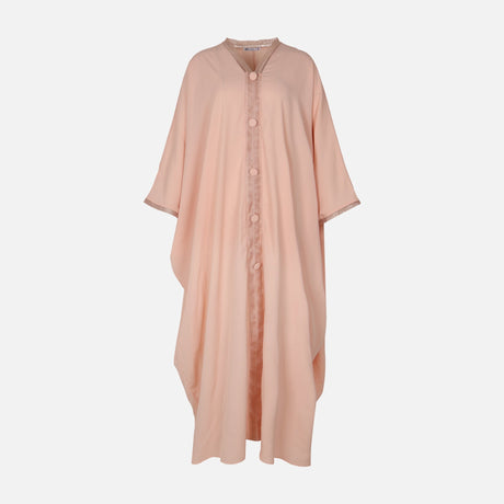 Women Lace Detail Kaftan Maxi Dress