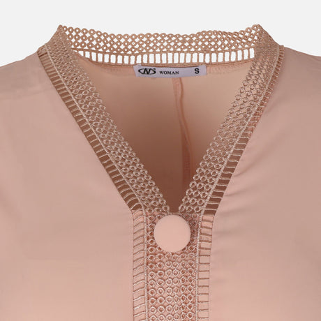 Women Lace Detail Kaftan Maxi Dress