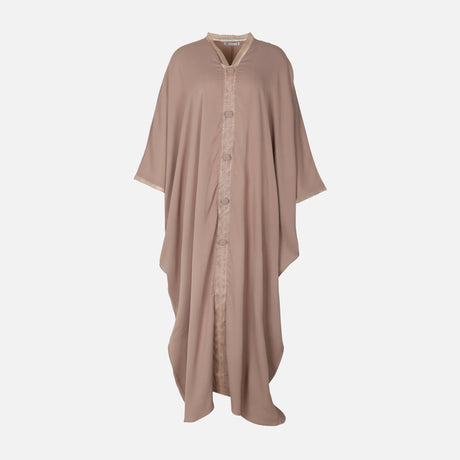 Women Lace Detail Kaftan Maxi Dress