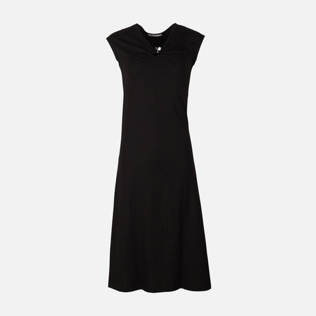 Women Sleeve Less Knitted Maxi Dress