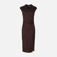 Women Sleeve Less Knitted Maxi Dress