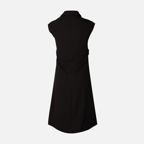 Women Sleeve Less Woven Maxi Dress