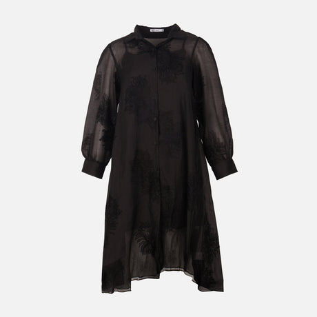 Women 2-Piece Embroidered Sheer Dress Set