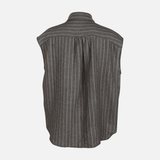 Women Sleeveless Striped Shirt