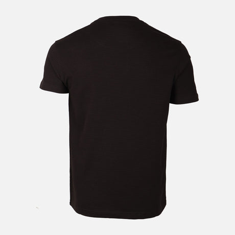 Men Structured Round Neck T-Shirt