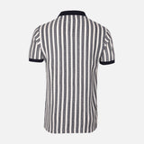 Men'S Striped Polo T-Shirt Short Sleeve