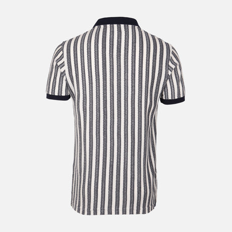 Men'S Striped Polo T-Shirt Short Sleeve