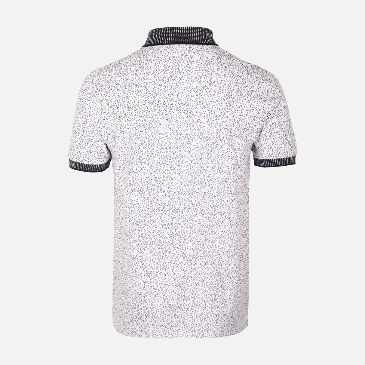 Men All-Over Print Polo T-Shirt Short Sleeve