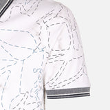 Men All-Over Print Polo T-Shirt Short Sleeve