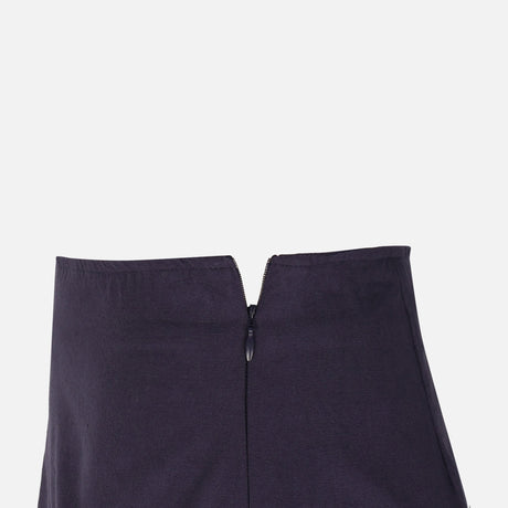 Women Linen Blend Maxi Skirt