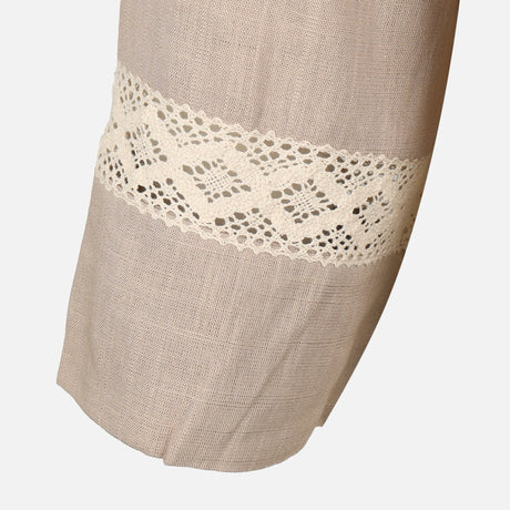 Women Lace Sleeve Shirt