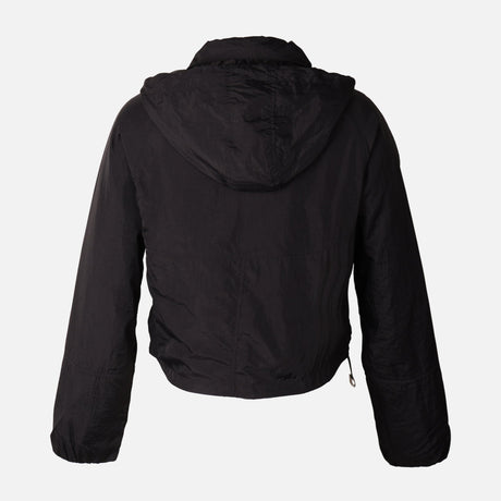 Women Woven Hooded Light Jacket