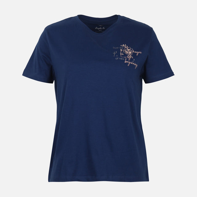 Women Loose Fit Graphic Tee
