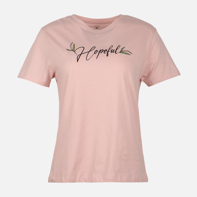 Women Loose Fit Graphic Tee