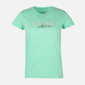 Women Regular Fit Graphic Tee