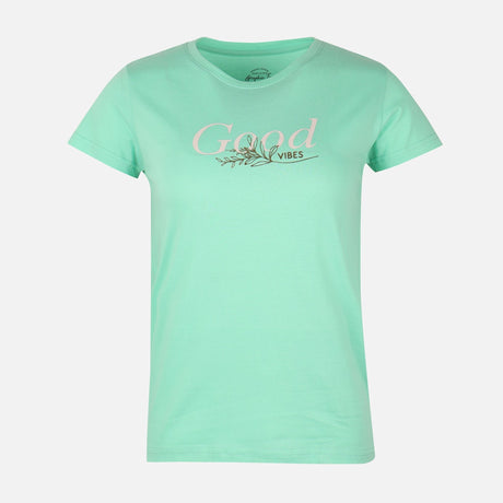 Women Regular Fit Graphic Tee