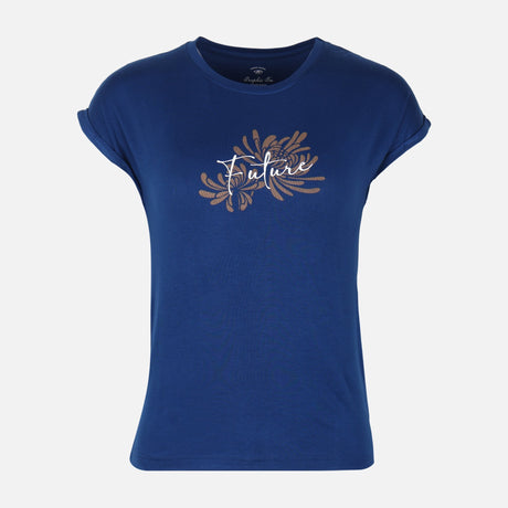 Women Viscose Graphic T-Shirt