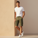 Men Chino Cargo Short