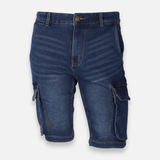 Men Denim Cargo Short