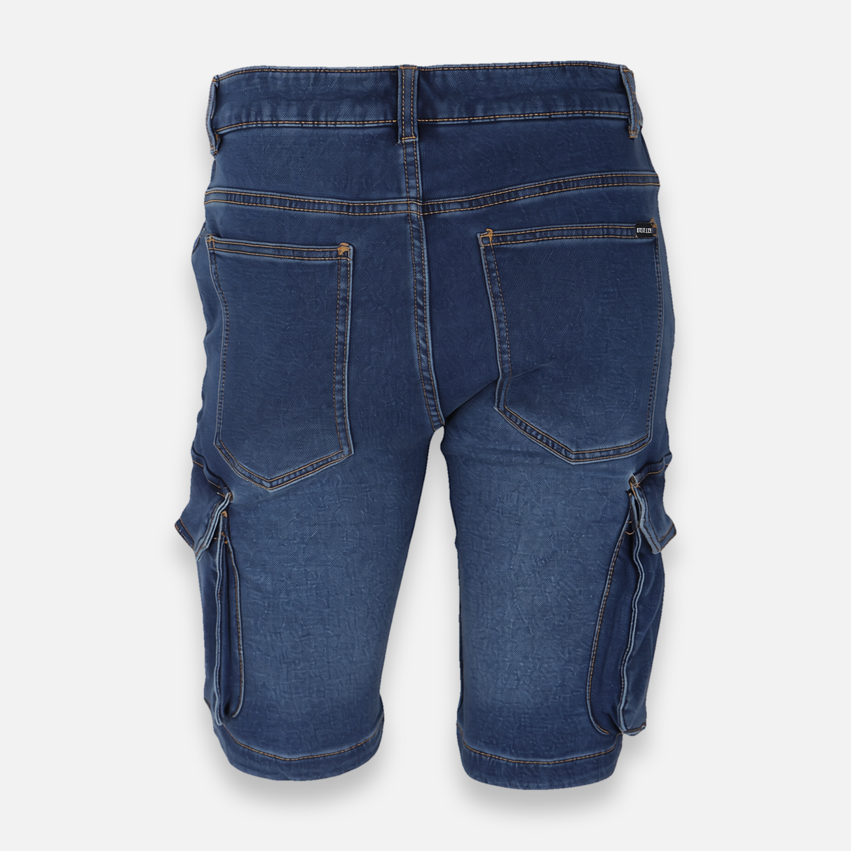 Men Denim Cargo Short