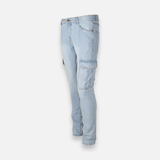 Men Denim Cargo Pant Slim Fit