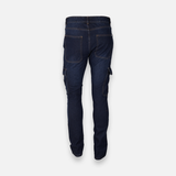 Men Denim Cargo Pant Slim Fit
