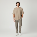 Men T-Shirt Round Neck Over Sized
