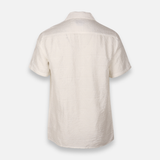Men Plain Woven Short Sleeve Shirt