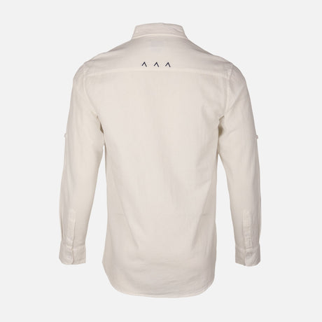 Men Woven Long Sleeve Plain Shirt
