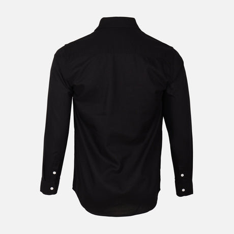 Men Plain Oxford Long Sleeve Shirt