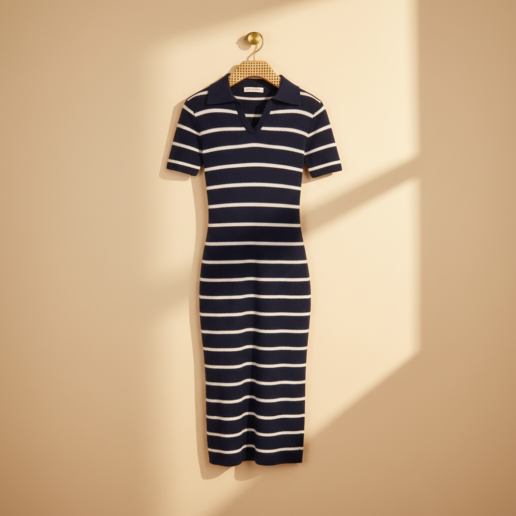Women Flat Knit Ankle Length Dress