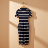 Women Flat Knit Ankle Length Dress