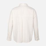 Women Oversize Lace Pocket Shirt