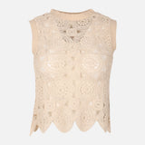 Women Crochet Sleeveless Top