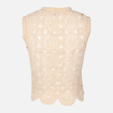 Women Crochet Sleeveless Top