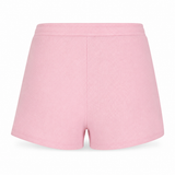 Women Waffle Drawstring Shorts