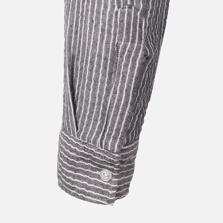 Men Woven Plain Short Sleeve Shirt 
