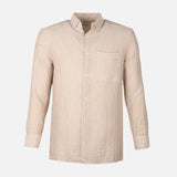Men Woven Plain Short Sleeve Shirt 