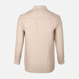 Men Woven Plain Short Sleeve Shirt 