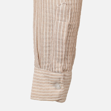 Men Woven Plain Short Sleeve Shirt 