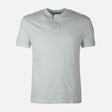 Men Basic Slub Short Sleeve Henley T-Shirt