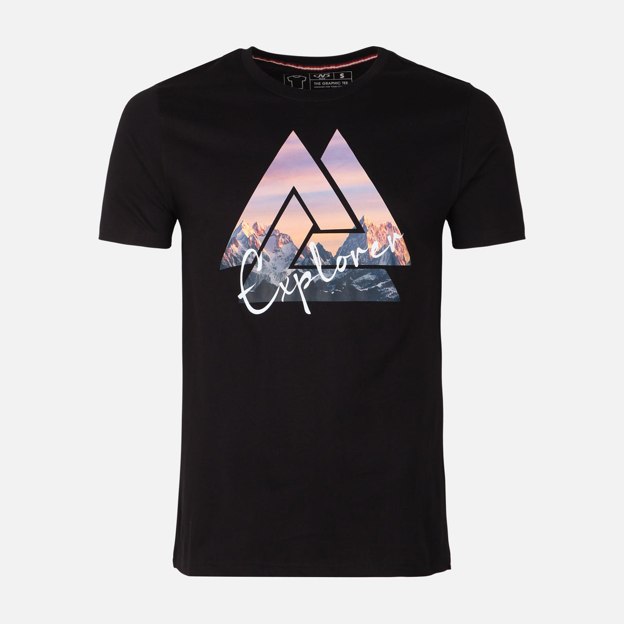 Men Bsc Graphic T-Shirt R-Neck Short Sleeve