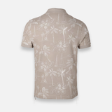 Men Casual Short Sleeve All-Over Print Polo