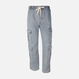 Men Denim Cargo Jogger